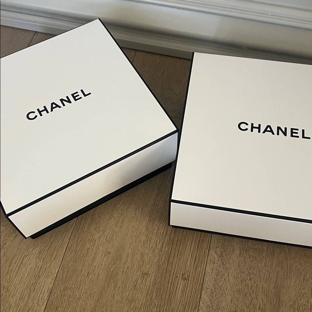 Chanel Makeup Boxes Set of 2